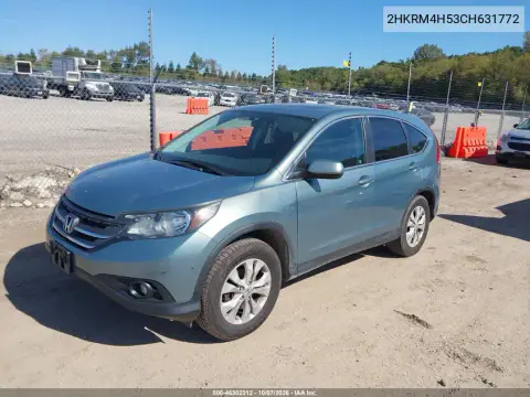 2012 Honda Cr-V Ex VIN 2HKRM4H53CH631772 фото 3