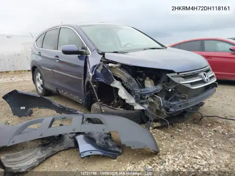 2HKRM4H72DH118161 — 2013 Honda CR-V, Передняя часть, фото до ремонта