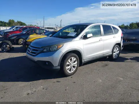 2013 Honda Cr-V Ex VIN 3CZRM3H52DG707478 фото 3
