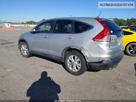 2013 Honda Cr-V Ex VIN 3CZRM3H52DG707478 фото 4