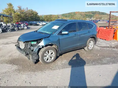 5J6RM4H57DL078096 — 2013 Honda CR-V, фото 3 с аукциона IAAI, Передняя часть