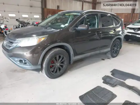 2013 Honda Cr-V Ex-L VIN 5J6RM4H74DL044019 фото 3