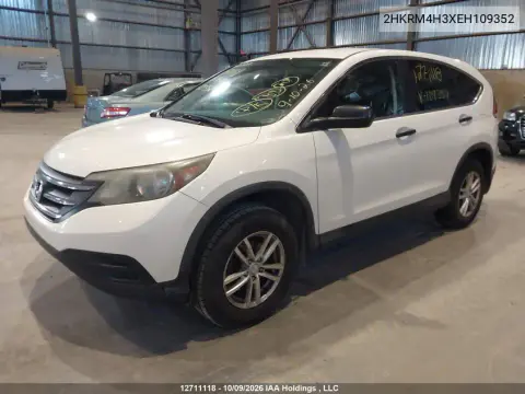 2014 Honda Cr-V Lx VIN 2HKRM4H3XEH109352 фото 3