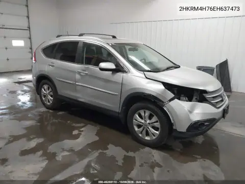 2HKRM4H76EH637473 — 2014 Honda CR-V, Правая сторона, фото до ремонта