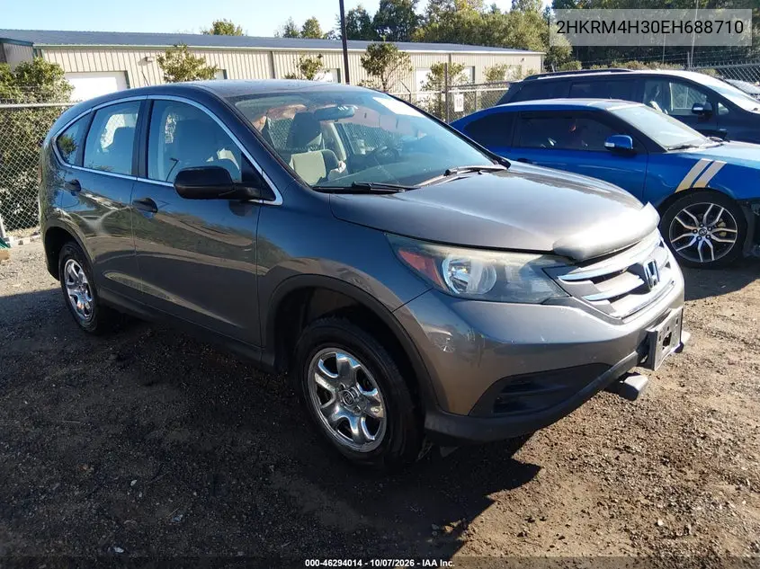 2014 Honda Cr-V Lx VIN 2HKRM4H30EH688710 фото 2