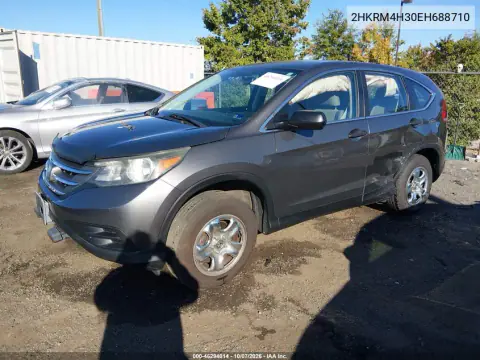 2014 Honda Cr-V Lx VIN 2HKRM4H30EH688710 фото 3