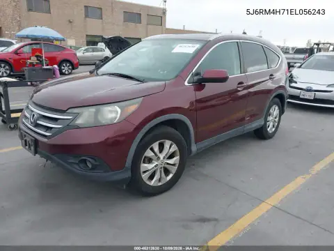 2014 Honda Cr-V Ex-L VIN 5J6RM4H71EL056243 фото 3