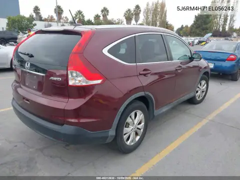 2014 Honda Cr-V Ex-L VIN 5J6RM4H71EL056243 фото 5