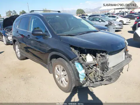 2014 Honda Cr-V Ex-L VIN 5J6RM4H79EL087742 фото 2