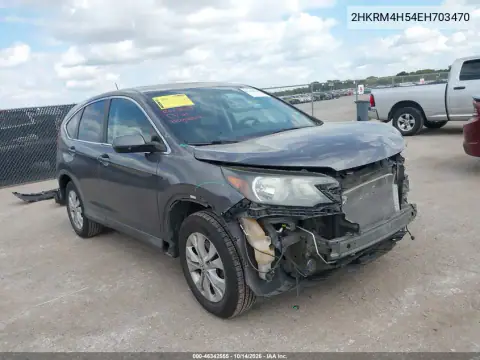 2HKRM4H54EH703470 — 2014 Honda CR-V, Передняя часть, фото до ремонта