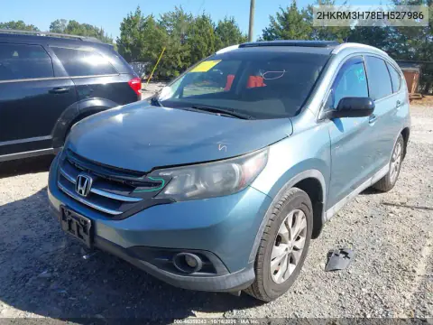 2HKRM3H78EH527986 — 2014 Honda CR-V, фото 3 с аукциона IAAI, Передняя и задняя части