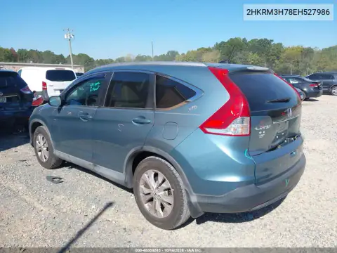 2HKRM3H78EH527986 — 2014 Honda CR-V, фото 4 с аукциона IAAI, Передняя и задняя части