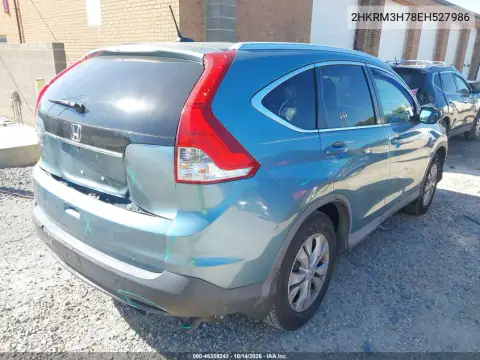2HKRM3H78EH527986 — 2014 Honda CR-V, фото 5 с аукциона IAAI, Передняя и задняя части