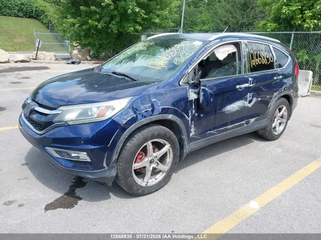5J6RM4H90FL803348 — 2015 Honda CR-V, фото 2 с аукциона IAAI 13.10.2026, Передняя часть слева