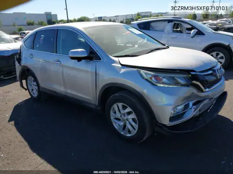 2015 Honda Cr-V Ex VIN 3CZRM3H5XFG710101 фото 2
