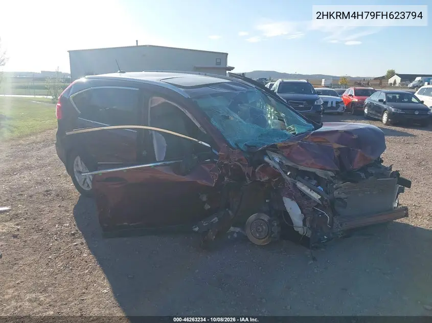 2015 Honda Cr-V Ex-L VIN 2HKRM4H79FH623794 фото 1