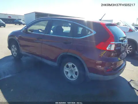 2015 Honda Cr-V Lx VIN 2HKRM3H37FH505217 фото 4
