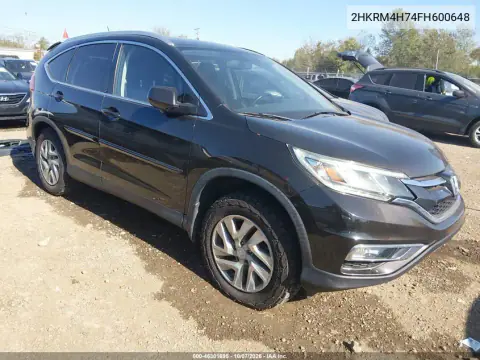 2015 Honda Cr-V Ex-L VIN 2HKRM4H74FH600648 фото 1