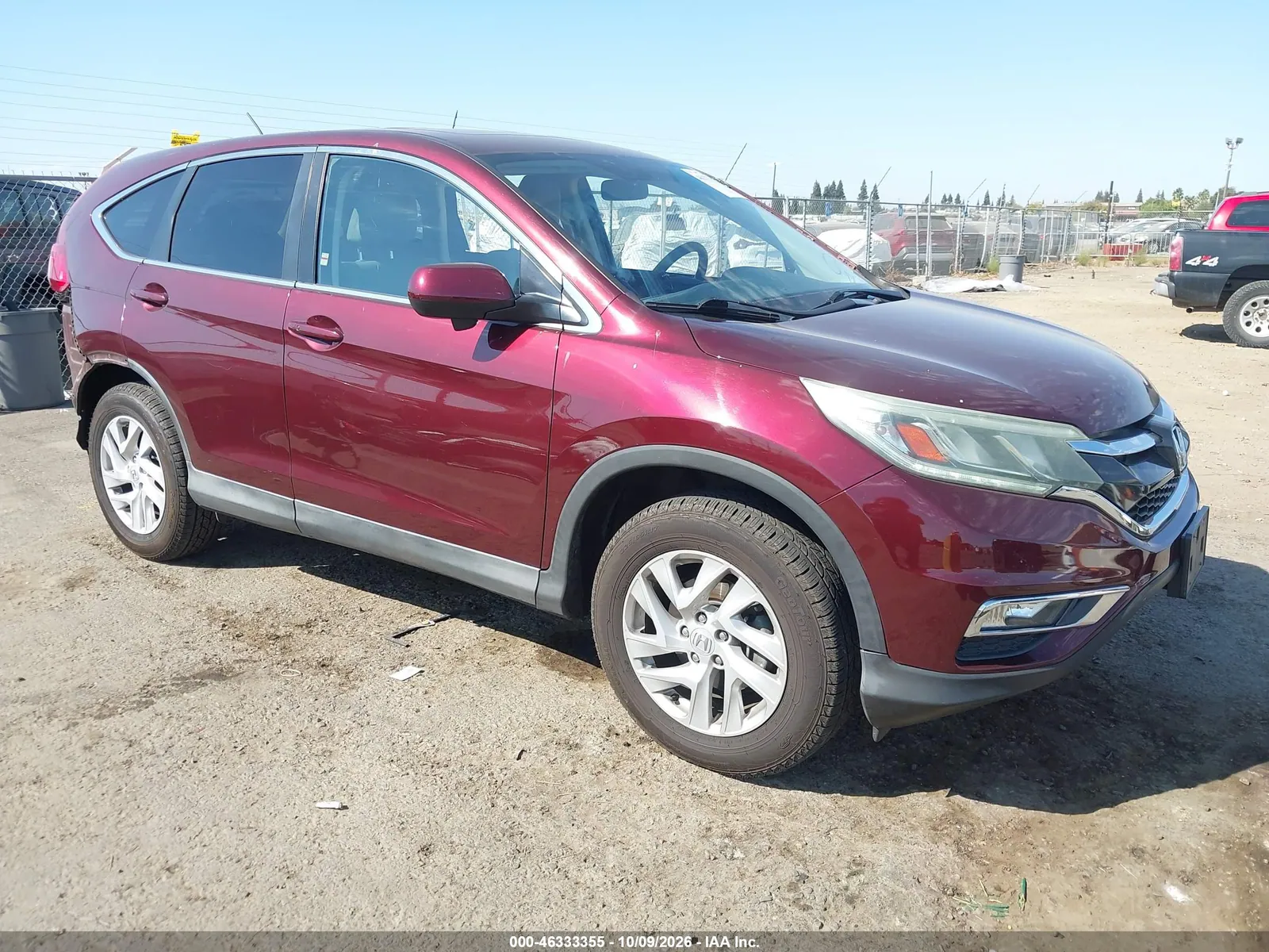 2015 Honda Cr-V Ex VIN 2HKRM3H50FH528291 фото 2