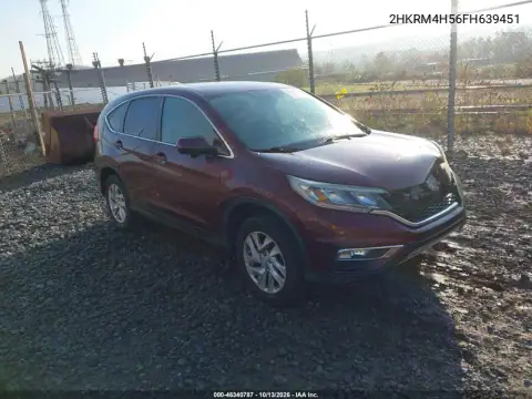 2015 Honda Cr-V Ex VIN 2HKRM4H56FH639451 фото 2