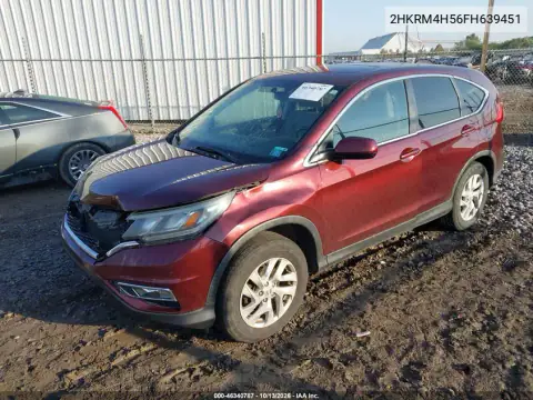 2015 Honda Cr-V Ex VIN 2HKRM4H56FH639451 фото 3