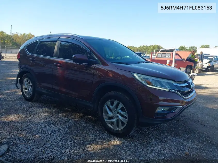 2015 Honda Cr-V Ex-L VIN 5J6RM4H71FL083153 фото 2