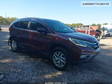 5J6RM4H71FL083153 — 2015 Honda CR-V, Сзади, фото до ремонта
