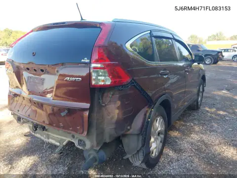 2015 Honda Cr-V Ex-L VIN 5J6RM4H71FL083153 фото 5