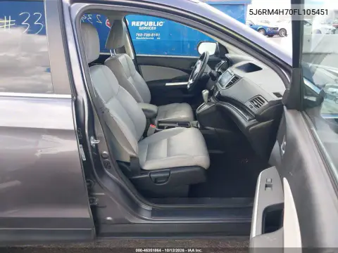 5J6RM4H70FL105451 — 2015 Honda CR-V, Сзади, фото до ремонта