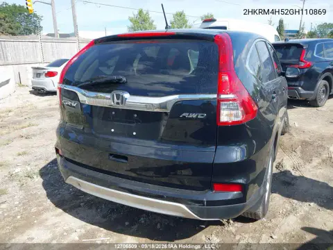 2016 Honda Cr-V Ex VIN 2HKRM4H52GH110869 фото 5