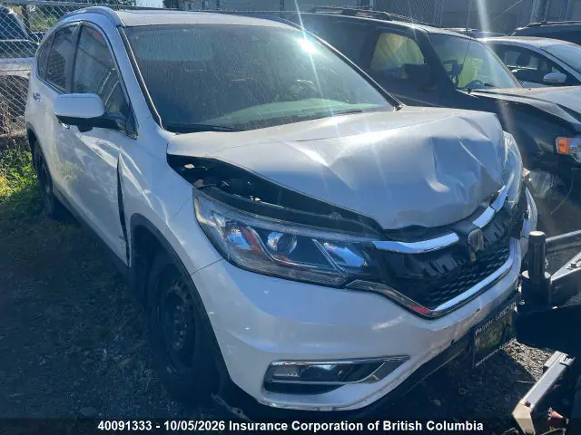5J6RM4H92GL805572 — 2016 Honda CR-V, Передняя часть справа (Right Front), фото до ремонта