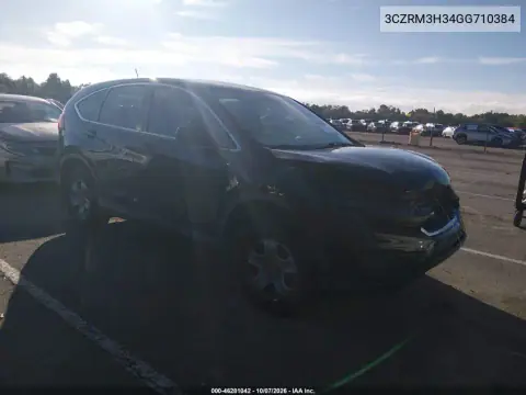 3CZRM3H34GG710384 — 2016 Honda CR-V, Передняя часть, фото до ремонта