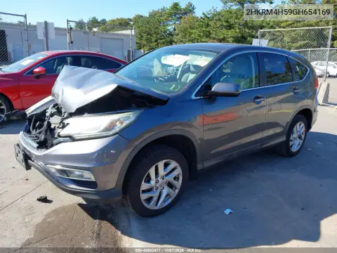 2016 Honda Cr-V Ex VIN 2HKRM4H59GH654169 фото 3