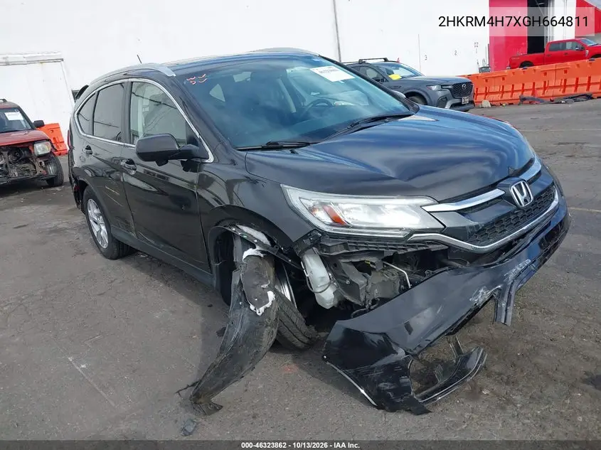 2HKRM4H7XGH664811 — 2016 Honda CR-V, фото 2 с аукциона IAAI, Боковая часть