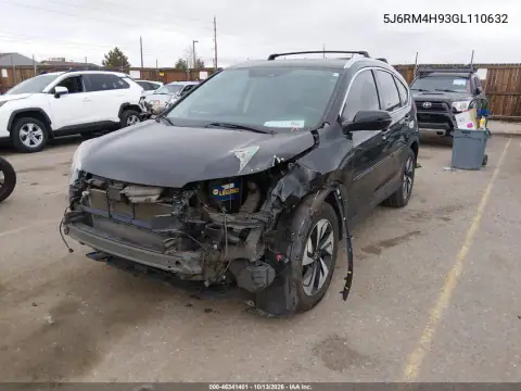 5J6RM4H93GL110632 — 2016 Honda CR-V, фото 3 с аукциона IAAI, Передняя часть