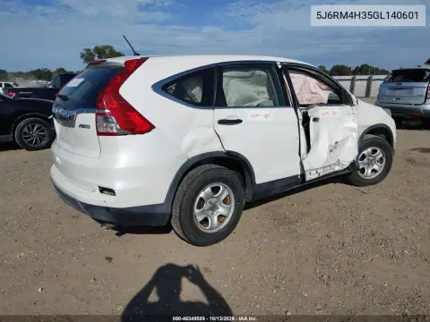 5J6RM4H35GL140601 — 2016 Honda CR-V, фото 5 с аукциона IAAI, Передний левый