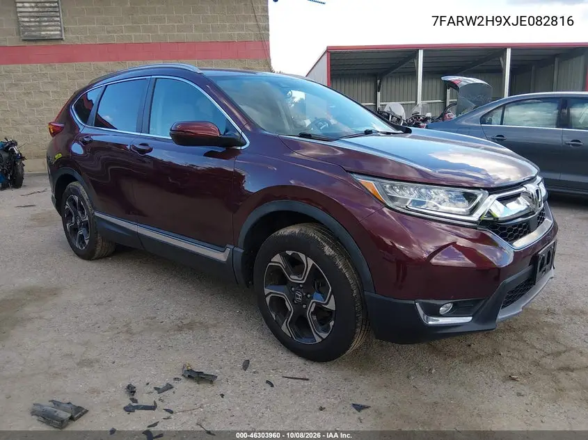 2018 Honda Cr-V Touring VIN 7FARW2H9XJE082816 фото 2