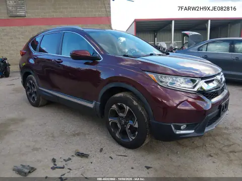 2018 Honda Cr-V Touring VIN 7FARW2H9XJE082816 фото 2