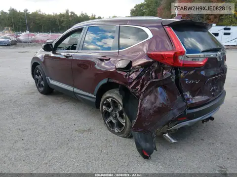 2018 Honda Cr-V Touring VIN 7FARW2H9XJE082816 фото 4