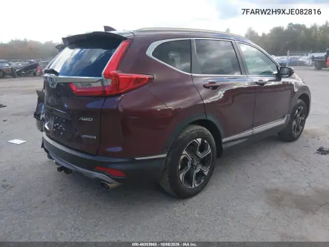 2018 Honda Cr-V Touring VIN 7FARW2H9XJE082816 фото 5
