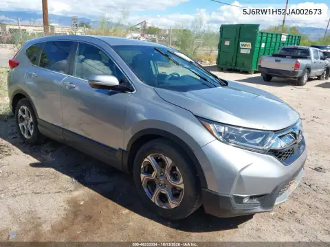 5J6RW1H52JA002673 — 2018 Honda CR-V, Подтопление, фото до ремонта