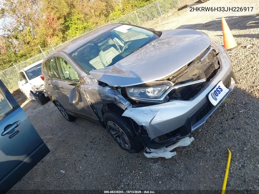 2018 Honda Cr-V Lx VIN 2HKRW6H33JH226917 фото 2