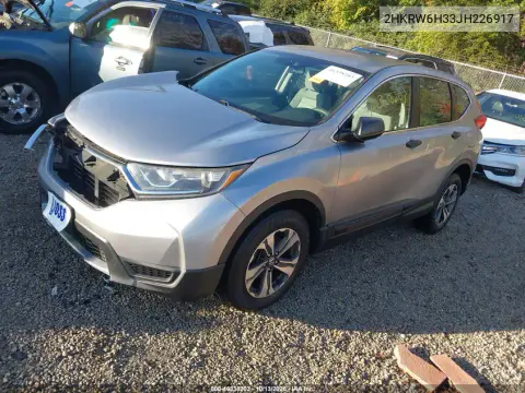 2018 Honda Cr-V Lx VIN 2HKRW6H33JH226917 фото 3