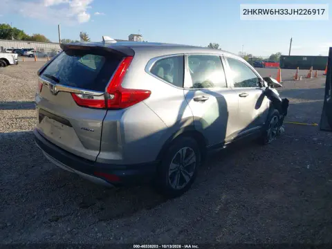 2018 Honda Cr-V Lx VIN 2HKRW6H33JH226917 фото 5