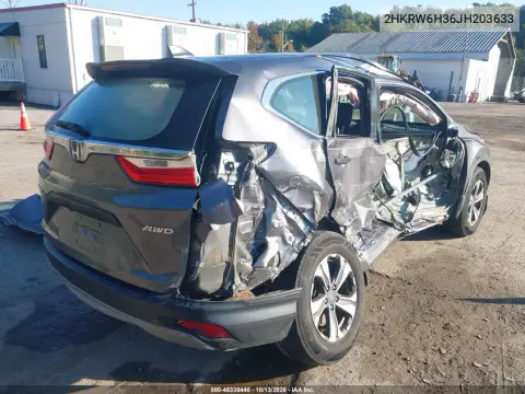 2018 Honda Cr-V Lx VIN 2HKRW6H36JH203633 фото 4