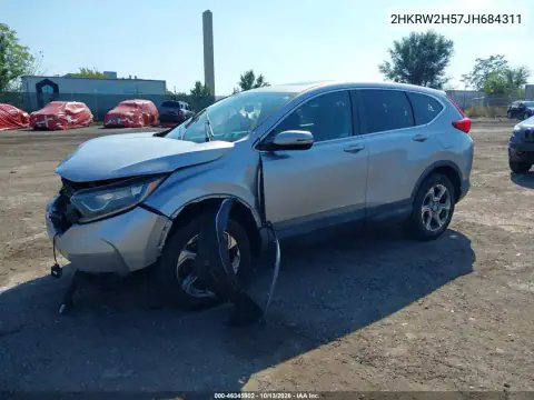 2HKRW2H57JH684311 — 2018 Honda CR-V, фото 3 с аукциона IAAI, Передняя часть