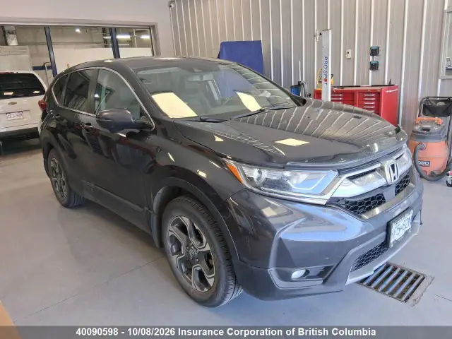 2HKRW2H80KH116641 — 2019 Honda CR-V, Град (Hail), фото до ремонта