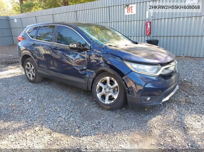 2019 Honda Cr-V Ex VIN 2HKRW2H55KH608068 фото 1