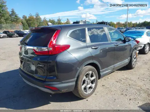 2019 Honda Cr-V Ex-L VIN 2HKRW2H81KH609809 фото 5