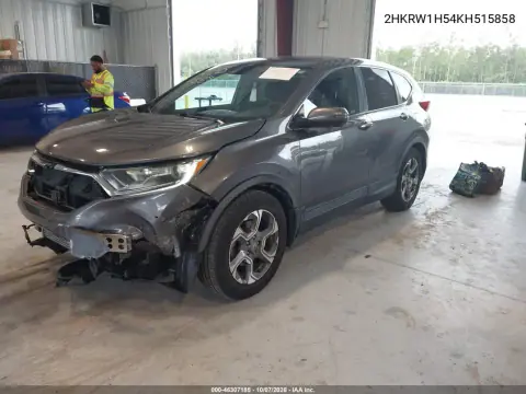2019 Honda Cr-V Ex VIN 2HKRW1H54KH515858 фото 3